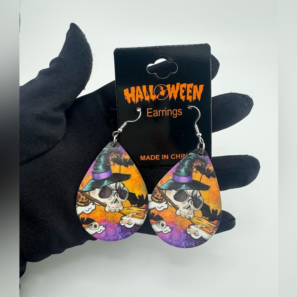 Halloween Skull Earrings